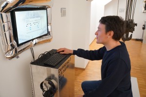 Adrien Grimmeau en plein dilemme. (c) Julien Damien