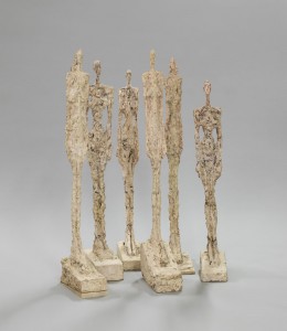 Alberto Giacometti,
Les Femmes de Venise, 1956
Plâtre, H. entre 108 et 138 cm