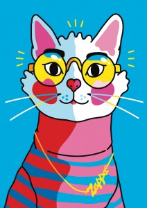 Portrait of Zappa the Cat- Xaviera Altena
