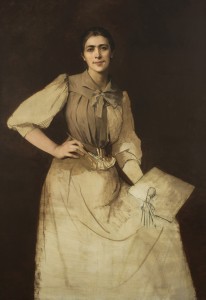 Autoportrait inachevé, Anna Bilinska, 1892
huile sur toile, H. 163 cm x L. 113.5 cm
Musée national - Varsovie
© Musée national de Varsovie / Piotr Ligier