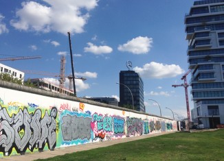 Le Mur tagué côté sud © Françoise Objois