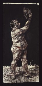 William Kentridge, Man with Hat (détail), 1999, Frac Picardie, Amiens.
Photo : André Morin © William Kentridge / Courtesy de l’artiste