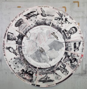 Dessin pour The Head & the Load, (Tondo II), 2018
© Courtesy de l'artiste / Adagp, Paris 2019