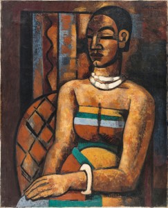 Marcel Gromaire, Femme d’Asie, 1925. Huile sur toile, 100 × 81 cm. Paris, Musée d’art moderne de la Ville. Photo : Julien Vidal/Pari- sienne de Photographie. © ADAGP, Paris 2020