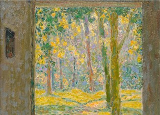 Henri Le Sidaner, Porte ouverte sur le verger, 1924 © Musée du Touquet-Paris-Plage / Bruno Jagerschmidt