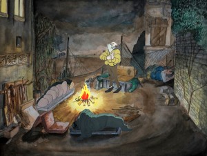 Peter WÄLCHTER, Untitled (Heat up the Nickle) (film still), 2013, collection de la Province de Hainaut