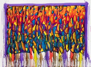 JonOne_2020_ Hit and Run - Encre sur toile - 188 X 137 - Repro_654lr ©  Bruno Brouch