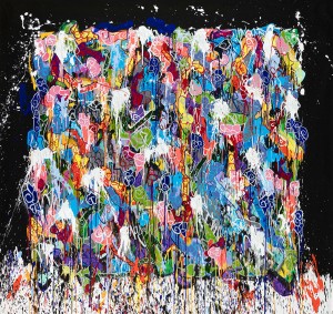 JonOne_2020_Carry ON- Acrylique et encre sur toile - 215 x 202 -Repro_648lr ©  Bruno Brouch