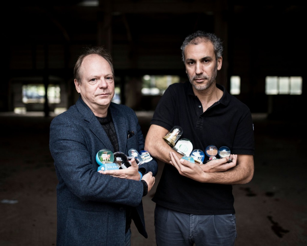 Patrick Boucheron et Mohamed El Khatib © Yohanne Lamoulere / Tendance floue
