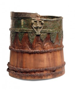 Seau, fer et bois, Rhenen, Donderberg, ca 575-600 © Rijksmuseum van Oudheden