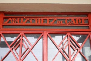 Ferronnerie et lettrage gare de Lens ©Sarah Roynette - Lens-Liévin Tourisme