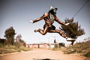 DJ Invizable, Orange Farm Township, Johannesburg, 2015 © Chris Saunders