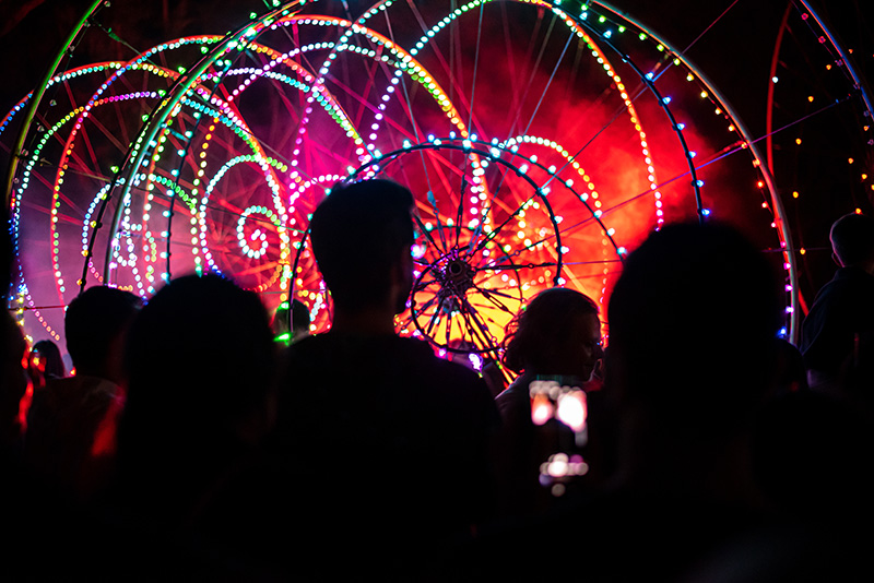 Biennale de Mons Color Wheels © DR Color Wheels © DR