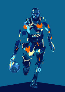 LeBron James  (c) Mink Couteaux