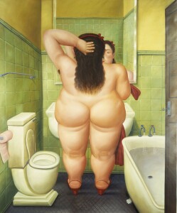 La salle de bain, 1989  © Fernando Botero