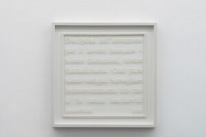 Disciplina dell’attenzione (S.W.), 2016, Sabrina Mezzaqui © Courtesy galleria Massimo Minini, Brescia