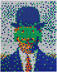 Rubik Ma Pomme, 2012 © Invader