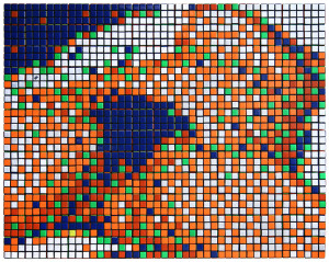 RUBIK ORIGINE, 2006
Crédit : Invader