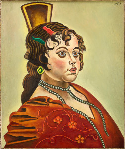Joan Miró, Portrait d'une danseuse espagnole, 1921,
Musée national Picasso-Paris. Donation Picasso, 1978,
Photo © RMN-Grand Palais / Mathieu Rabeau
© Successio Miró / SABAM Belgium 2022