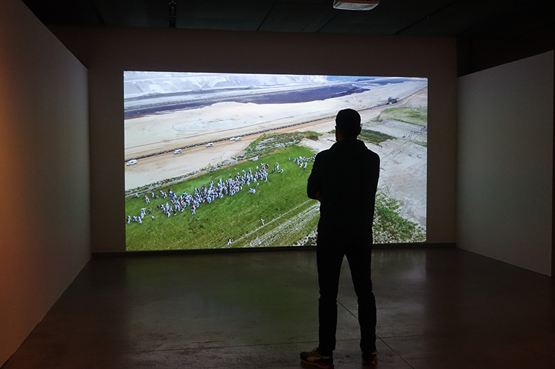 CH39. Joanie Lemercier - Installation views - The Hambach Forest - 2019