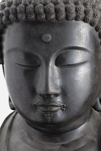 Bouddha Shakyamuni, Japon préfecture d'Ibaraki, Yuki, 1705, Bronze, legs Warocqué 1917 (c) MRM