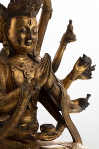 Cundi Avalokiteshvara, Chine 16e siècle, legs Warocqué 1917 © MRM