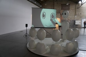 Vue de l'installation Professeur suicide (c) Julien Damien