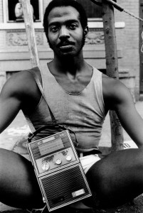 Arlene Gottfried - Guy with Radio, East 7th Street, New York, 1977
© Estate Arlene Gottfried / Courtesy Les Douches la Galerie, Paris