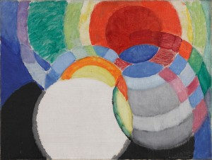 František Kupka, Disques de Newton. Etude pour Fugue à deux couleurs, 1911-1912 - Centre Pompidou, MNAM-CCI Bertrand Prévost Dist. GrandPalaisRmn © Adagp, Paris