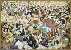 Gino Severini, La Danse du pan-pan au “Monico”, 1909 - 1960 - Centre Pompidou, MNAM-CCI Hélène Mauri Dist. GrandPalaisRmn © Adagp, Paris