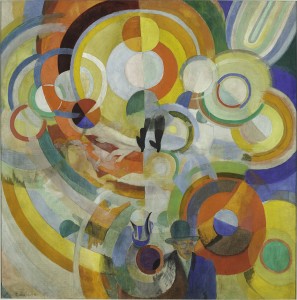 Robert Delaunay, Manège de cochons, 1922 - Centre Pompidou, MNAM-CCI Bertrand Prévost Dist. GrandPalaisRmn © Domaine public