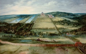 Jan Brueghel l’Ancien, Vue du château de Mariemont © Musée des Beaux-Arts de Dijon / François Jay