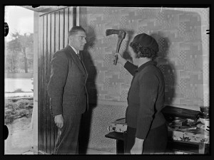 2315 Reconstitution d’un meurtre Rue des Lilas 3, Ougrée 14 octobre 1938 © Archives de l’État à Liège