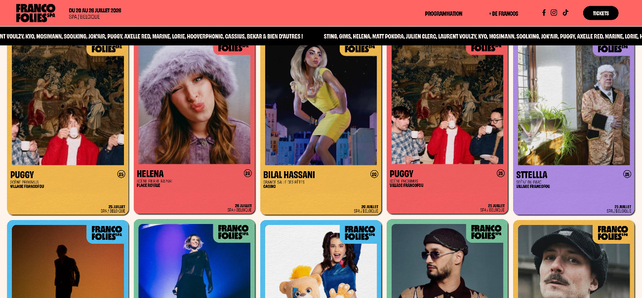 Francofolies de Spa 2026