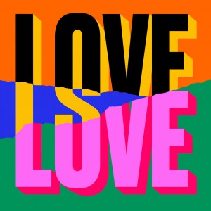 Holy Moly 'Love Is Love' - 500x500mm NO BORDER