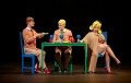 Charly Voodoo, David Migeot et Céline Milliat-Baumgartner dans Que d’Espoir ! mis en scène par Valérie Lesort, au Théâtre de l’Atelier. Paris le 19 avril 2025.