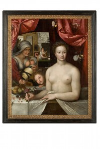 François Clouet (d’après), Portrait d’une dame au bain, Fin du 16e siècle, Musée des
Arts décoratifs, Parijs, inv. 15821 © Les Arts Décoratifs. Foto Jean Tholance