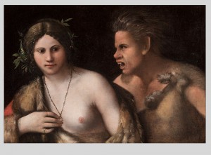 Giovanni Francesco di Luteri (Dosso Dossi), Woman and Satyr, ca. 1508-1512, Gallerie
degli U􀄱zi, Florence, inv. Palatina 1911 © MiC – Gabinetto Fotogra􀄴co delle Gallerie
degli U􀄱zi
