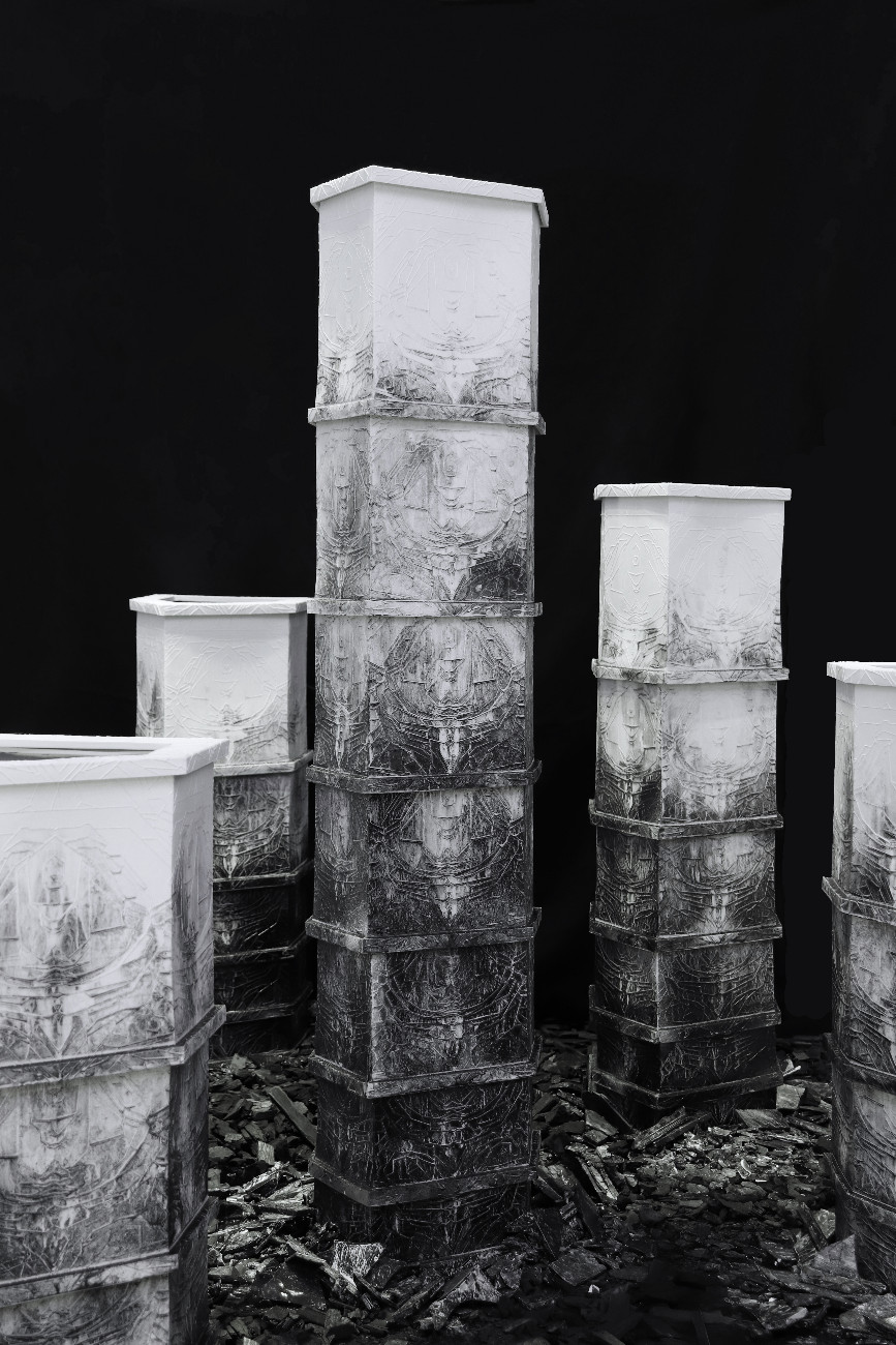 Anais Lelievre, Altus-Fluit, 2025, porcelaine emaillee