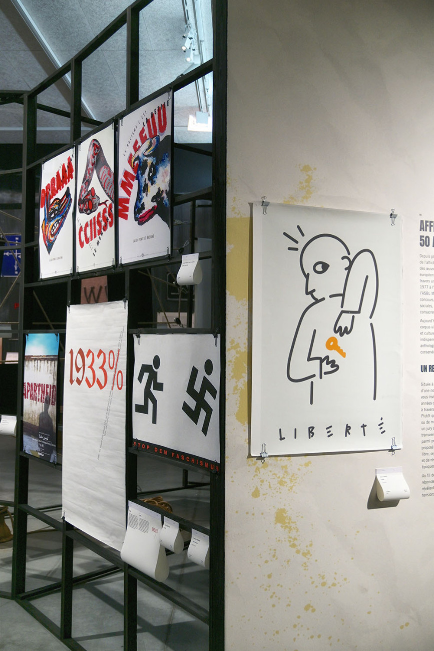 Affiche politique. 50 ans de Triennales