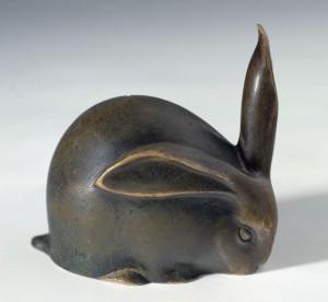 Edouard Marcel SANDOZ, Lapin à l'oreille dressée, 1919, bronze, Roubaix, La Piscine - Musée d'art et d'industrie André Diligent © Adagp, Paris 2026
© Musée La Piscine (Roubaix), Dist. GrandPalaisRmn / Arnaud Loubry