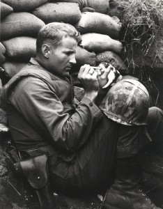 Marine Frank Praytor during the Korean war, 1953, tirage photographique