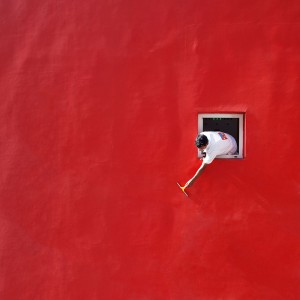Serge Najjar, Red Swipe, 2015