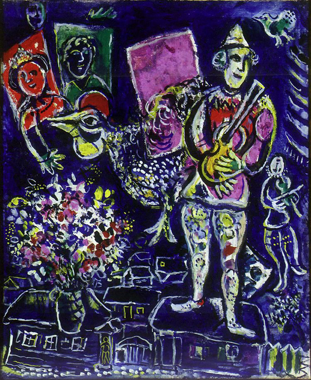 Chagall - Clown musicien