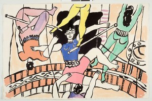 Fernand Léger, Cirque, lithographies originales, Paris, Tériade, 1950 Couverture illustrée en couleur, frontispice en couleur (c) Philip Bernard - Musée départemental Henri Matisse