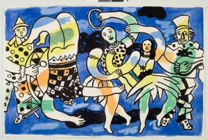 Fernand Léger, Cirque, lithographies originales, Paris, Tériade, 1950 Couverture illustrée en couleur, frontispice en couleur (c) Philip Bernard - Musée départemental Henri Matisse