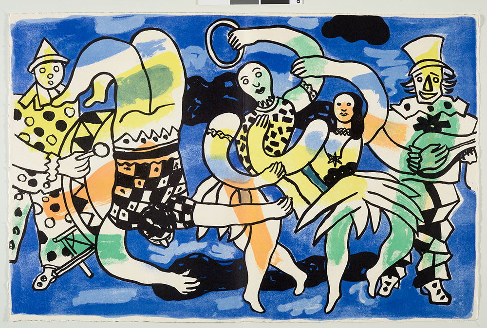 Fernand Léger Fernand Léger, Cirque, lithographies originales, Paris, Tériade, 1950 Couverture illustrée en couleur, frontispice en couleur (c) Philip Bernard - Musée départemental Henri Matisse Fernand Léger, Cirque, lithographies originales, Paris, Tériade, 1950 Couverture illustrée en couleur, frontispice en couleur (c) Philip Bernard - Musée départemental Henri Matisse