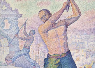 Paul SIGNAC Le Démolisseur, 1897-1899 Huile sur toile H. 255 ; L. 154 cm Paris, Musée d'Orsay Inv. AM 2735
© GrandPalaisRmn (musée d'Orsay) / Stéphane Maréchalle