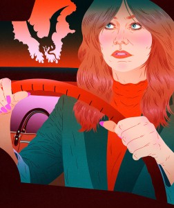 Editorial illustration for Rolling Stone’s review of Tori Amos’ new album, In Times of Dragons.