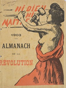 Maximilien LUCE Almanach de la Révolution, 1903 Brochure imprimée H. 18,5 ; L. 14 cm Collection Michel Dixmier © Alain Leprince, Roubaix, La Piscine – Musée d’art et d’Industrie André Diligent